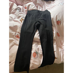 Calvin Klein Women's leggings Fitted Wide Waistband Pants Wide Black XS No Tag